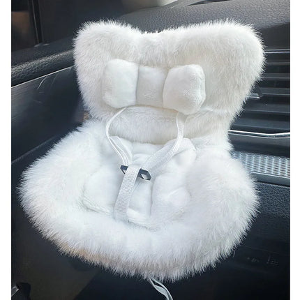 Car Doll Safety Seat for 17cm Labubu Cartoon Chair