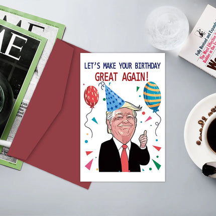 Funny Trump Theme Hilarious Greeting Card