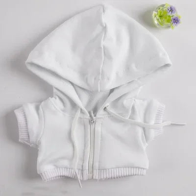 Stylish Hooded Zipper Sweatshirt Outfit Set  for 15-17cm Labubu Dolls