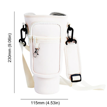40oz Neoprene Water Bottle Pouch Holder Carrier Bag