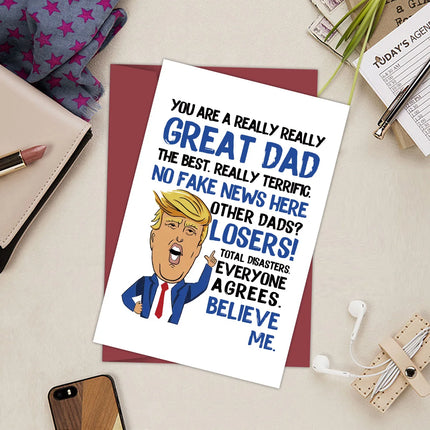 Funny Trump Theme Hilarious Greeting Card