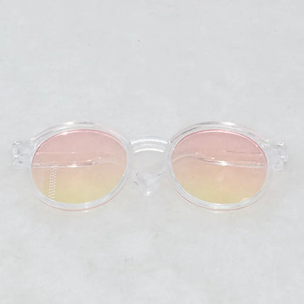 Transparent Plastic Glasses for BJD Dolls