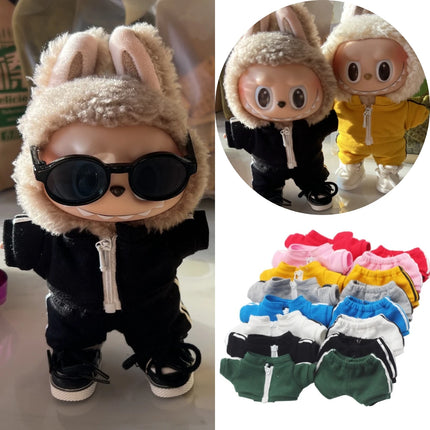 Fashion Sports Clothing for Labubu Doll Peaked Cap Suit