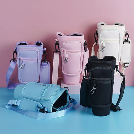40oz Neoprene Water Bottle Pouch Holder Carrier Bag