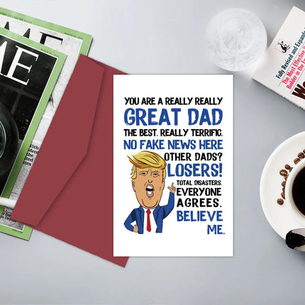 Funny Trump Theme Hilarious Greeting Card