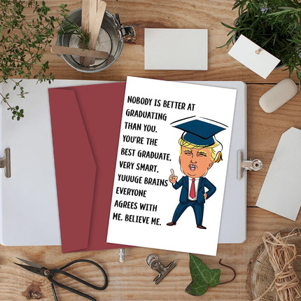 Funny Trump Theme Hilarious Greeting Card