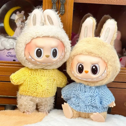 Labubu Doll Clothes Outfit Accessories For 15/17cm