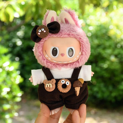 Cute Mini Plush Dolls Clothes Outfit Accessories Set