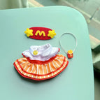 1set orange / fit 17cm labubu