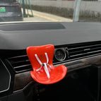 Red safety seat / no doll