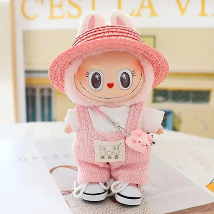 For 17cm Ropa Labubu v1/v2/v3 cloth Doll T-Shirt