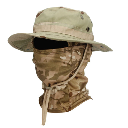 Camouflage Boonie Cap & Balaclava Set