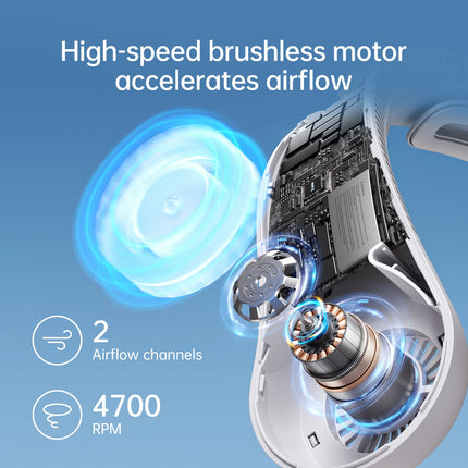 Portable Neck Fan Upgraded, 5000mAh Battery