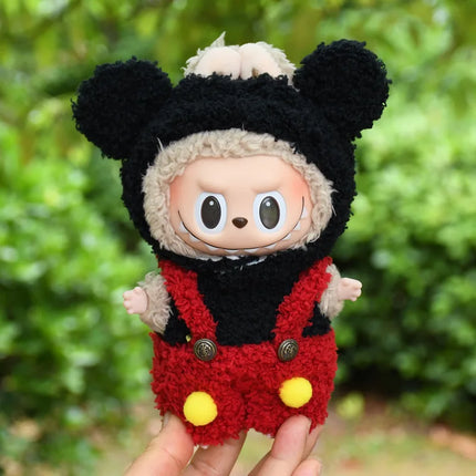 Cute Mini Plush Dolls Clothes Outfit Accessories Set