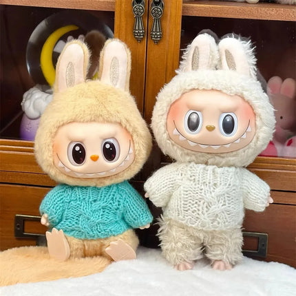 Labubu Doll Clothes Outfit Accessories For 15/17cm