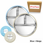 Blue and Beige(2pcs)