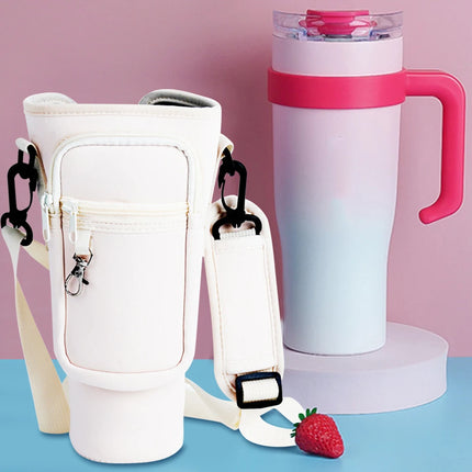 40oz Neoprene Water Bottle Pouch Holder Carrier Bag