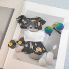 12 black set 5PCS / no doll