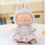 White T Skirt Purple / no doll