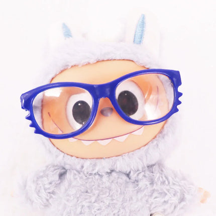 Doll Swimsuit+Glasses For labubu 17cm Plush Doll