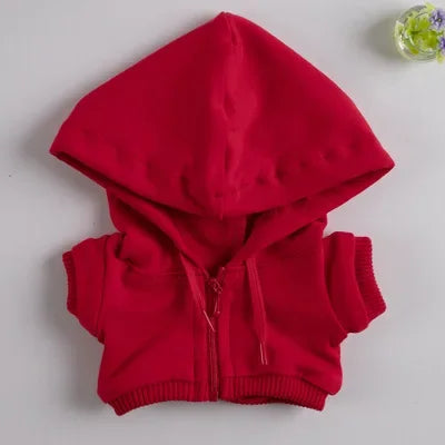 Stylish Hooded Zipper Sweatshirt Outfit Set  for 15-17cm Labubu Dolls