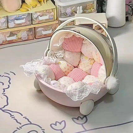 Labubu Baby Stroller Storage Box & Doll Decor