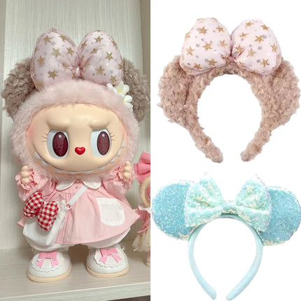 38cm Labubu Bow Headband