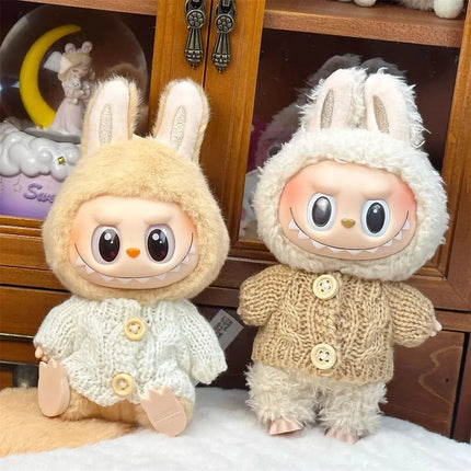 Labubu Doll Clothes Outfit Accessories For 15/17cm