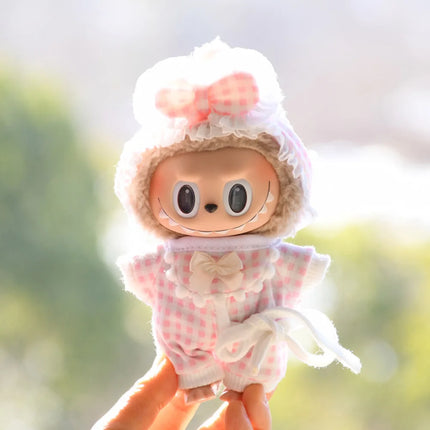 Labubu Silk Spotted Pajamas Set