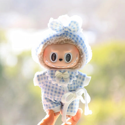 Labubu Silk Spotted Pajamas Set