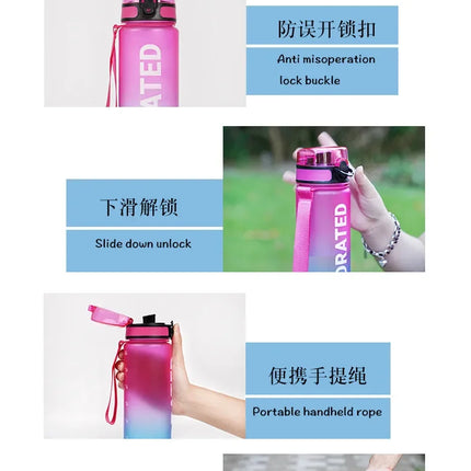 32oz Water Bottle Motivational Sport Water Bottle