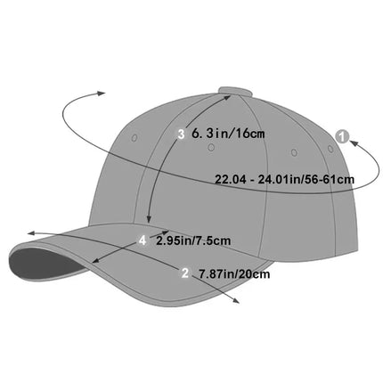 Fashion Letter Embroidery Hip Hop Hats