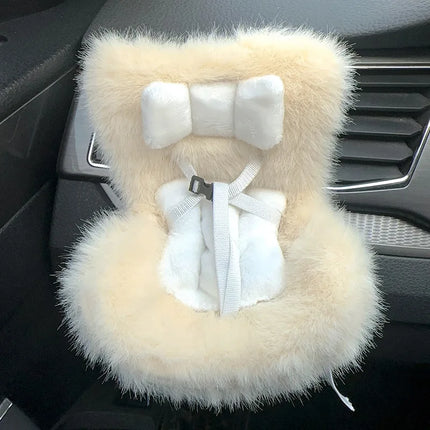 Car Doll Safety Seat for 17cm Labubu Cartoon Chair