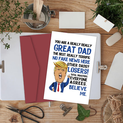 Funny Trump Theme Hilarious Greeting Card