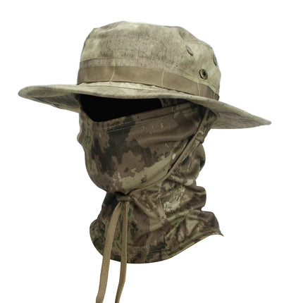 Camouflage Boonie Cap & Balaclava Set