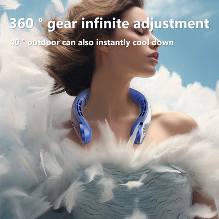 8000mAh USB Hanging Neck Fan