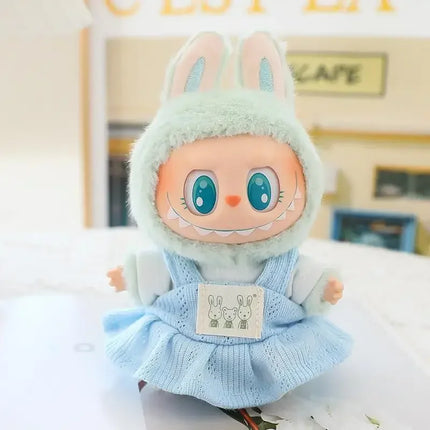 For 17cm Ropa Labubu v1/v2/v3 cloth Doll T-Shirt
