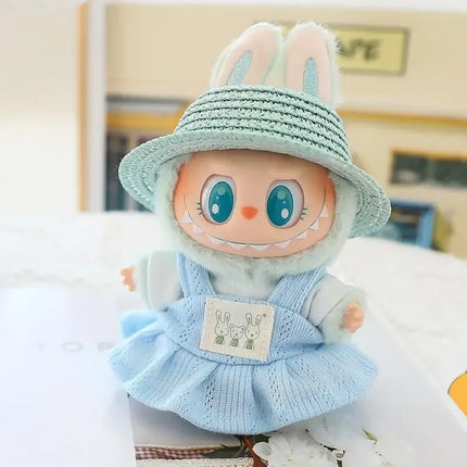 For 17cm Ropa Labubu v1/v2/v3 cloth Doll T-Shirt
