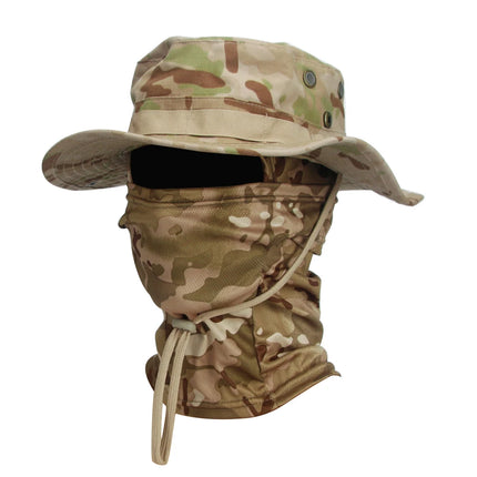 Camouflage Boonie Cap & Balaclava Set
