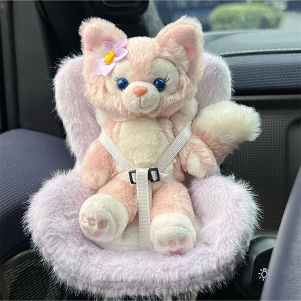 Car Doll Safety Seat for 17cm Labubu Cartoon Chair