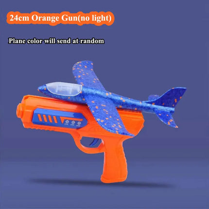 Foam Plane Launcher Outdoor Toy for Boys