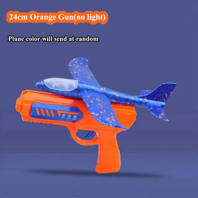 Foam Plane Launcher Outdoor Toy for Boys