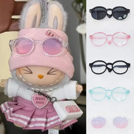 Transparent Plastic Glasses for BJD Dolls