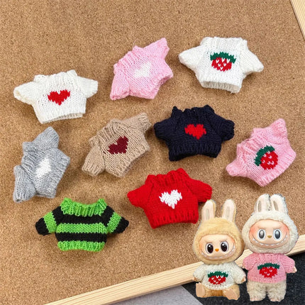 Labubu Doll Clothes Outfit Accessories For 15/17cm