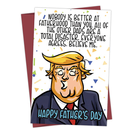 Funny Trump Theme Hilarious Greeting Card
