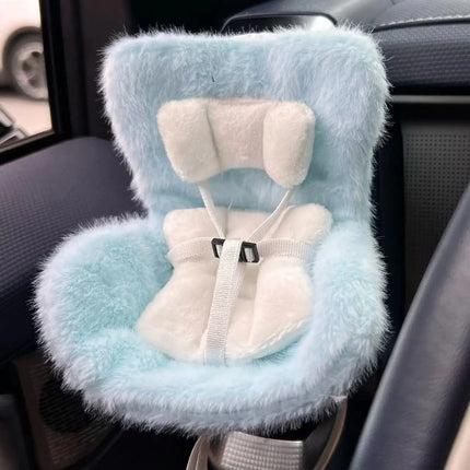 Car Doll Safety Seat for 17cm Labubu Cartoon Chair