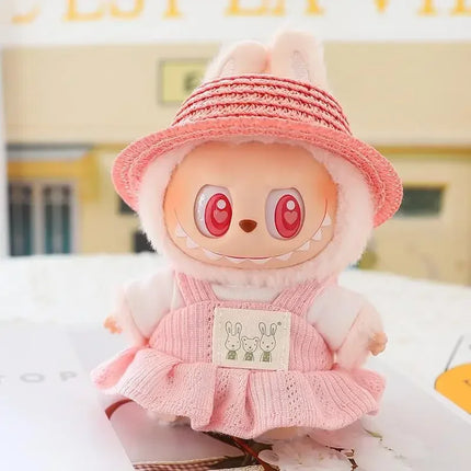 For 17cm Ropa Labubu v1/v2/v3 cloth Doll T-Shirt