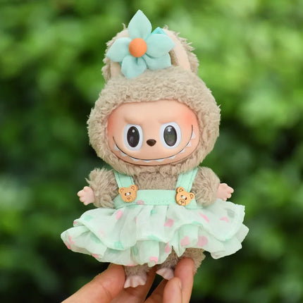 Cute Mini Plush Dolls Clothes Outfit Accessories Set