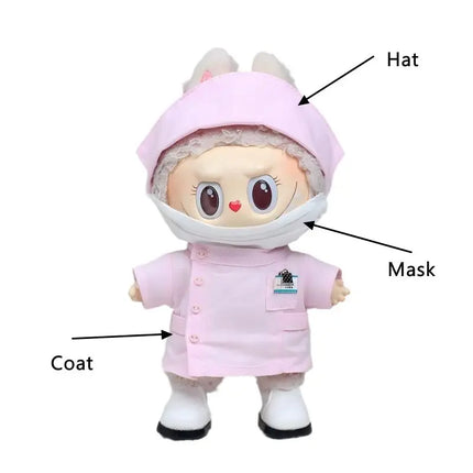 Doctor/Nurse Dress-Up Set for Labubu