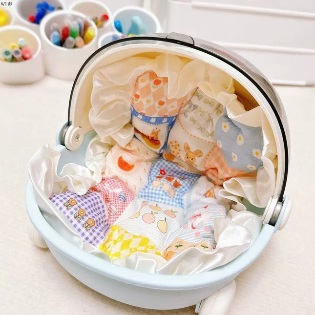 Labubu Baby Stroller Storage Box & Doll Decor